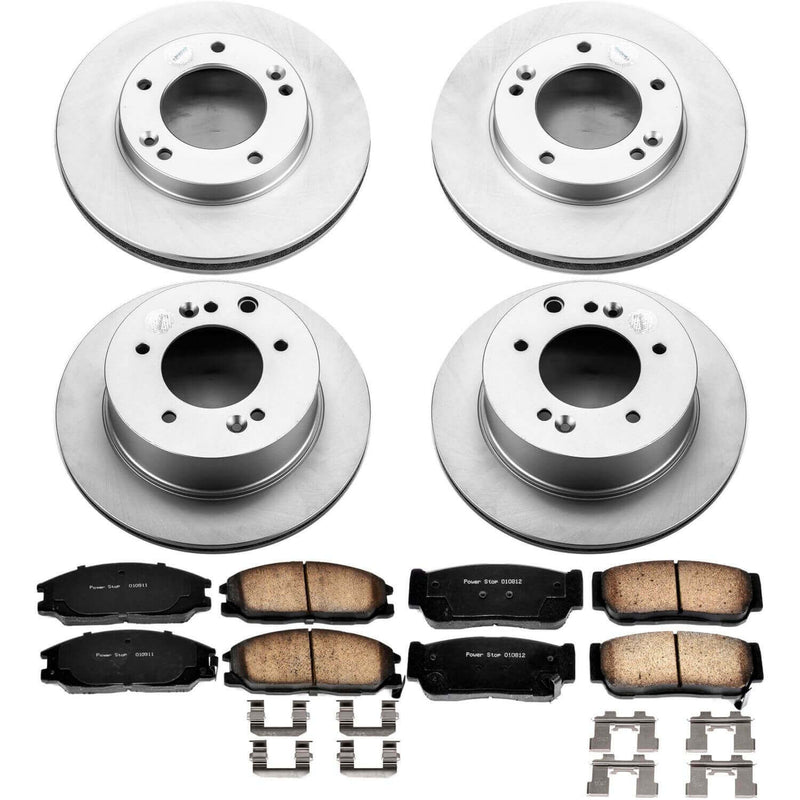 Power Stop CRK5900 Z17 Evolution Front And Rear Brake Kit for 2003-2006 Kia Sorento product image