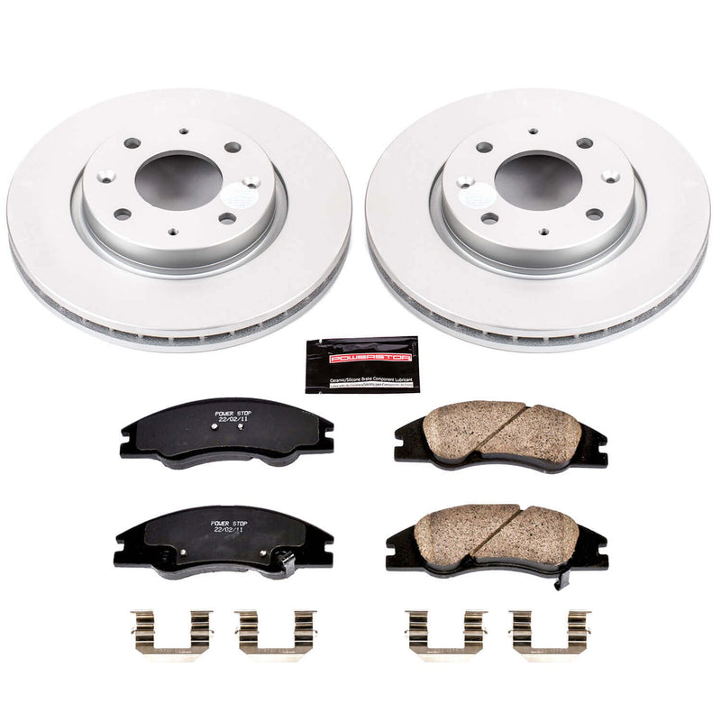 Power Stop CRK5903 Z17 Evolution Front Brake Kit for 2004-2009 Kia Spectra product image