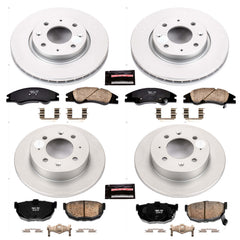 Power Stop CRK5904 Z17 Evolution Front And Rear Brake Kit for 2004-2009 Kia Spectra product image
