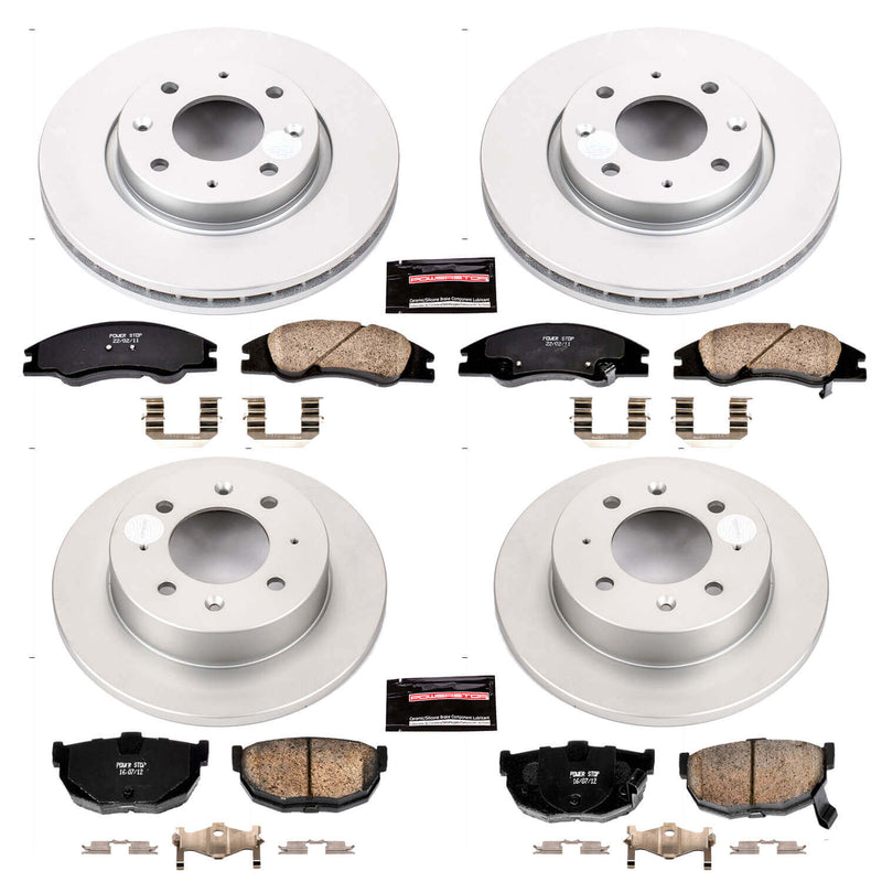 Power Stop CRK5904 Z17 Evolution Front And Rear Brake Kit for 2004-2009 Kia Spectra product image