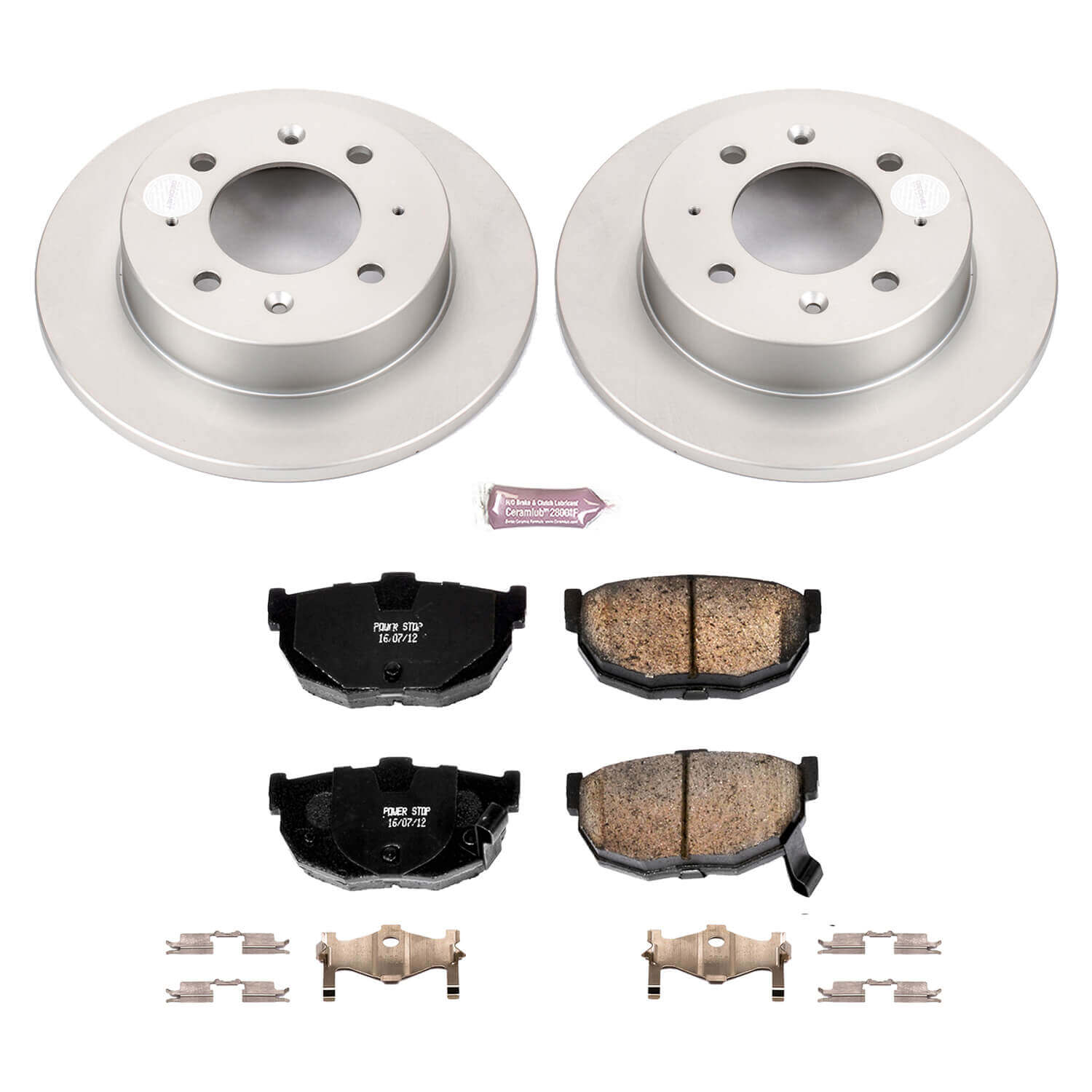 Power Stop CRK5905 Z17 Evolution Rear Brake Kit for 2004 Kia Spectra Rear Disc product image
