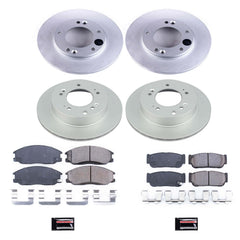Power Stop CRK5909 Z17 Evolution Front And Rear Pad And Rotor Kit for 2007-2009 Kia Sorento product image