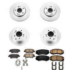 Power Stop CRK5914 Z17 Evolution Front And Rear Brake Kit for 2010-2011 Kia Soul product image