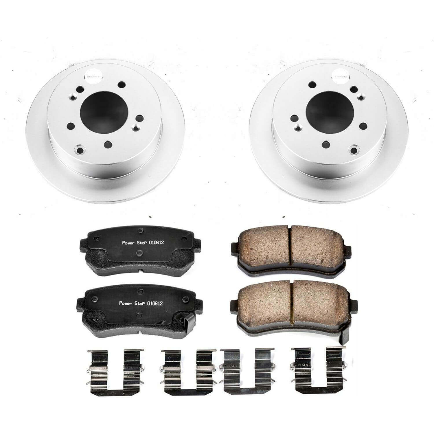 Power Stop CRK5915 Z17 Evolution Rear Brake Kit for 2010-2013 Kia Forte product image