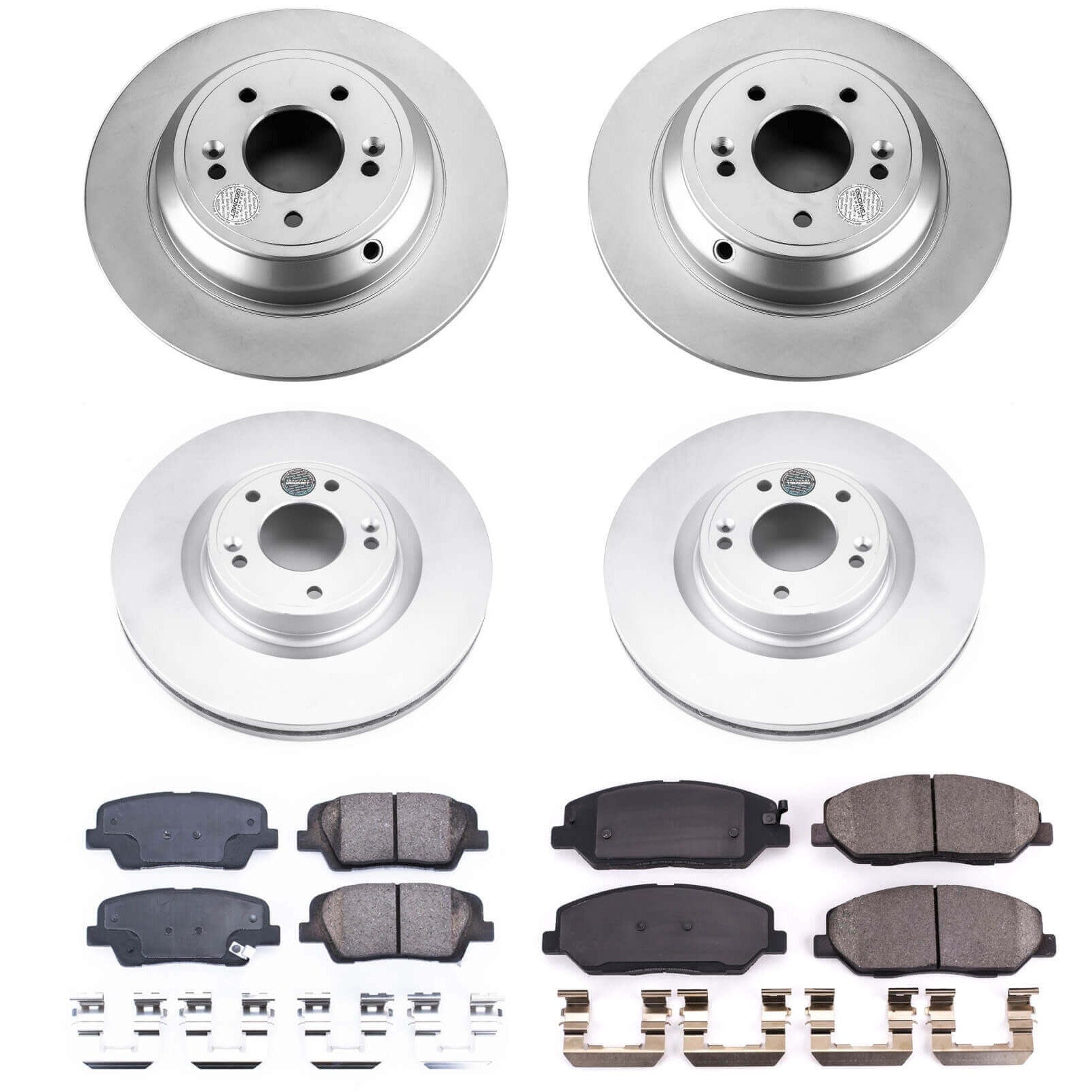 Power Stop CRK5922 Z17 Evolution Front And Rear Pad And Rotor Kit for 2009 Hyundai Genesis product image
