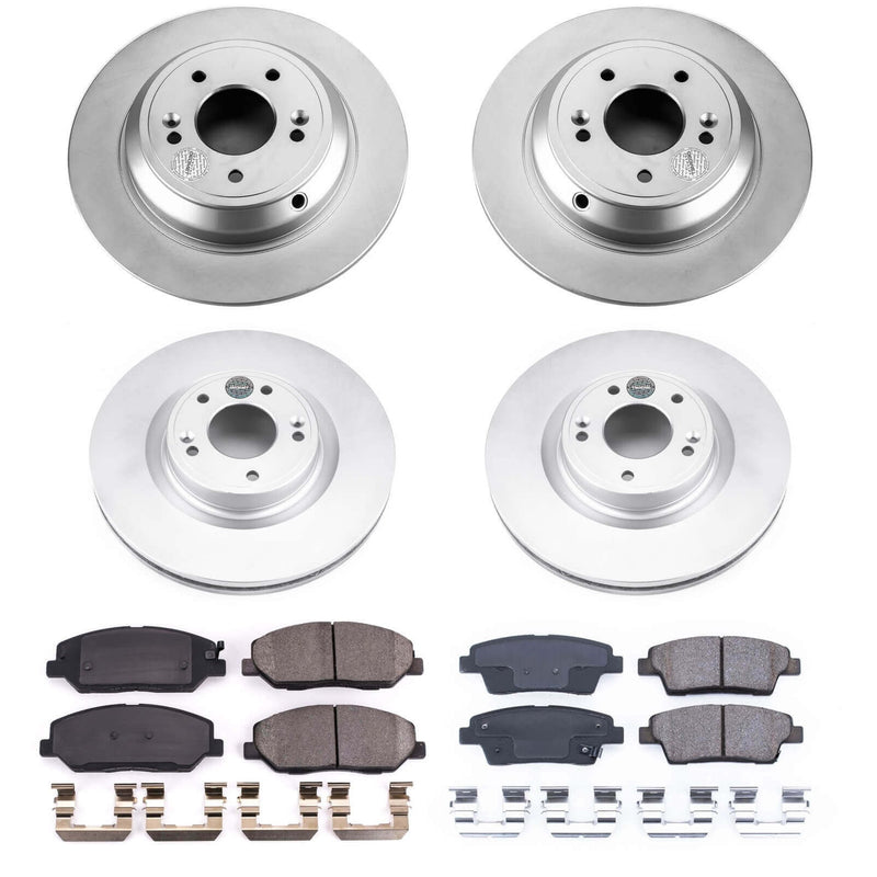 Power Stop CRK5923 Z17 Evolution Front And Rear Pad And Rotor Kit for 2010-2011 Hyundai Genesis product image