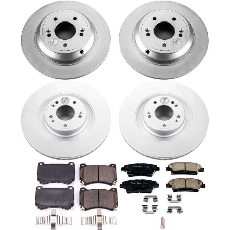 Power Stop CRK5929 Z17 Evolution Front And Rear Brake Kit for 2012-2014 Hyundai Genesis product image