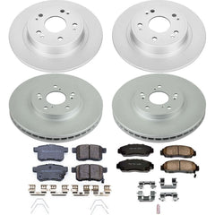 Power Stop CRK5935 Z17 Evolution Front And Rear Brake Kit for 2011 Honda Accord EX, EX-L Coupe (2 Door) product image