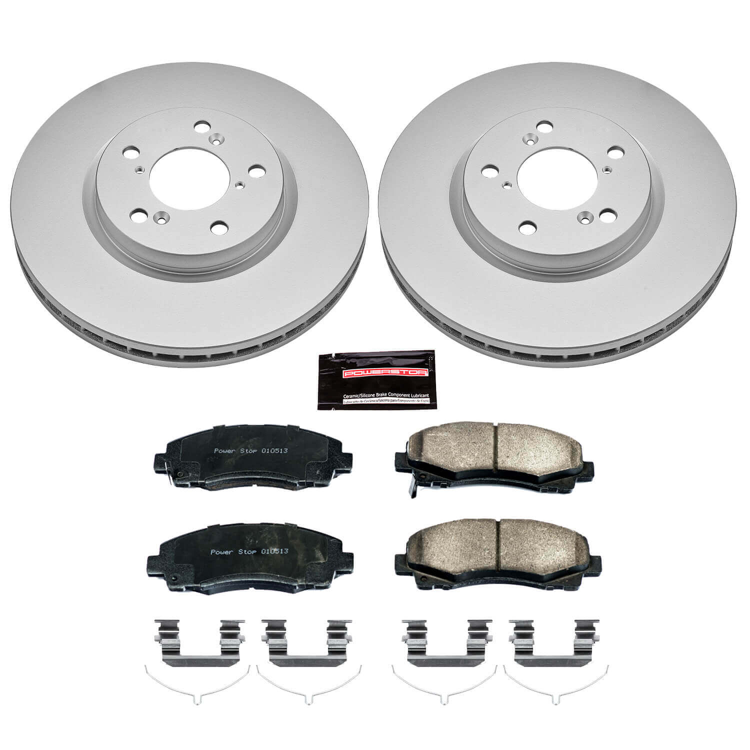 Power Stop CRK5939 Z17 Evolution Front Brake Kit for 2012-2014 Honda Ridgeline product image