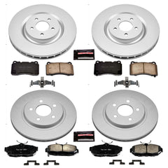 Power Stop CRK5942 Z17 Evolution Front And Rear Brake Kit for 2012 Ford Mustang Shelby GT500 product image
