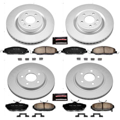 Power Stop CRK5943 Z17 Evolution Front And Rear Brake Kit for 2011-2014 Ford Mustang GT product image