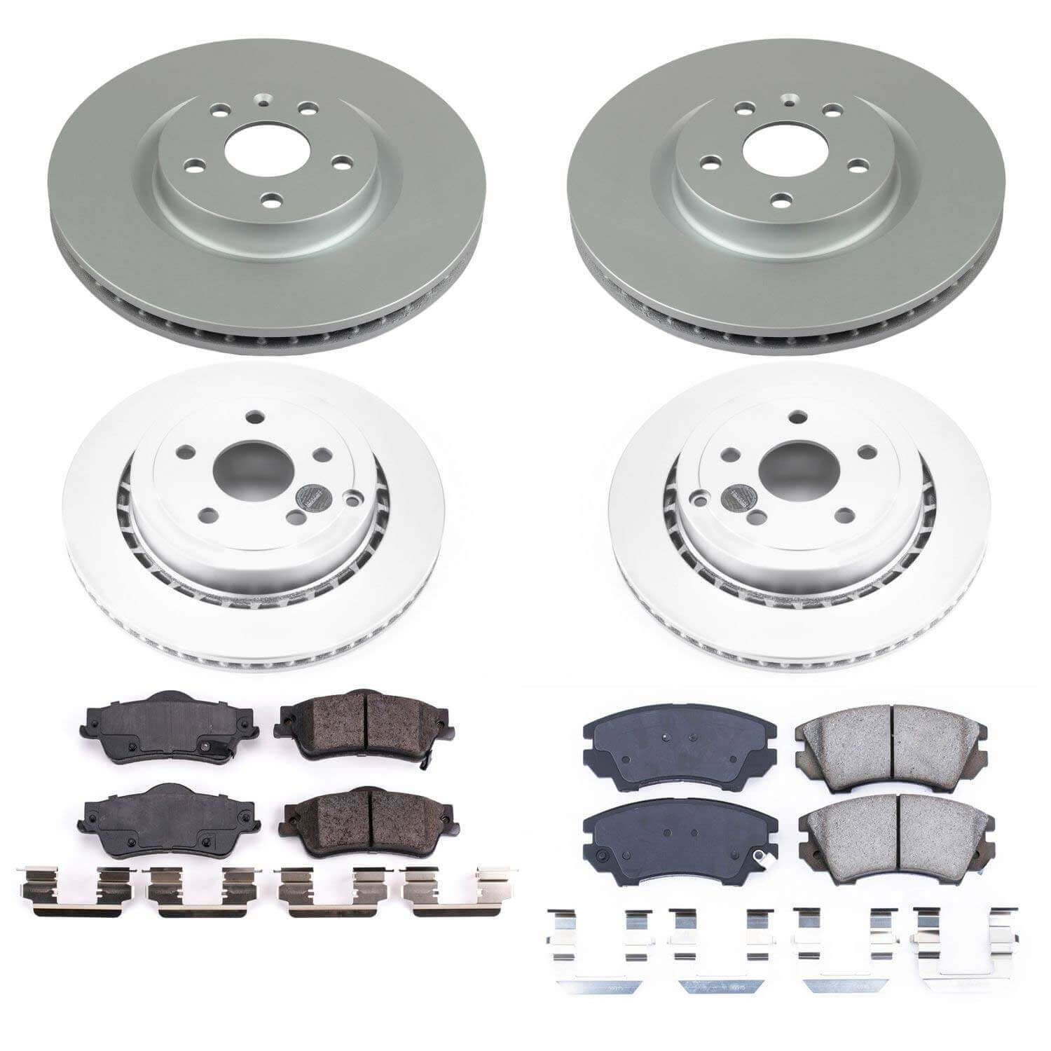 Power Stop CRK5949 Z17 Evolution Front And Rear Brake Kit for 2011-2017 Chevrolet Caprice product image