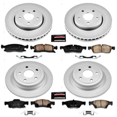 Power Stop CRK5952 Z17 Evolution Front And Rear Brake Kit for 2011-2017 Dodge Durango product image