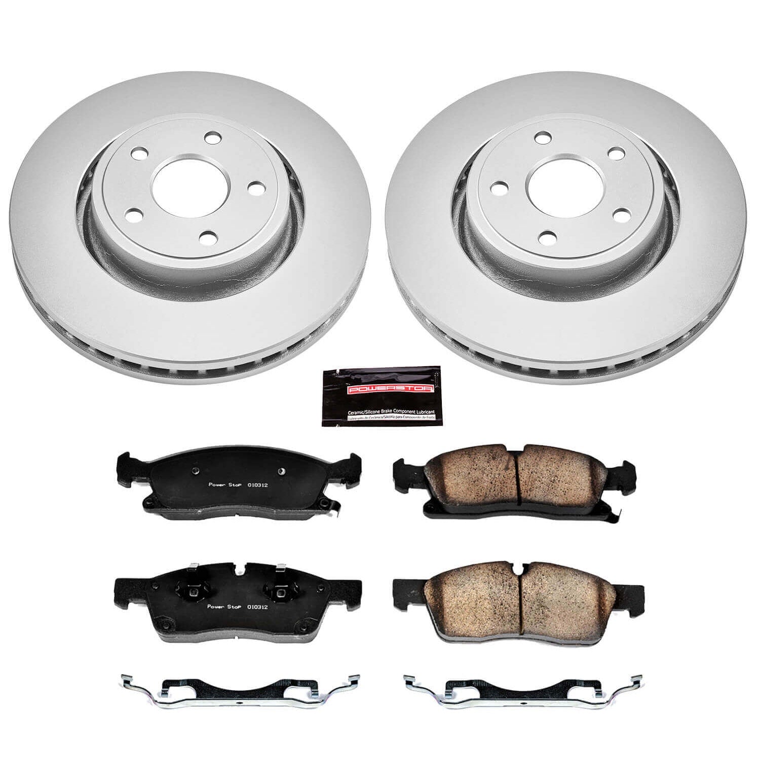Power Stop CRK5954 Z17 Evolution Front Brake Kit for 2011-2017 Dodge Durango product image