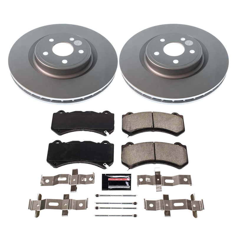 Power Stop CRK5957 Front Z17 Evolution Pad And Rotor Kit for 2018-2020 Dodge Durango SRT product image