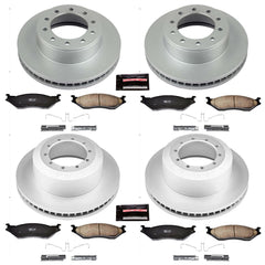 Power Stop CRK5965 Z17 Evolution Front And Rear Brake Kit for 2005-2009 Ford F-450 Super Duty product image