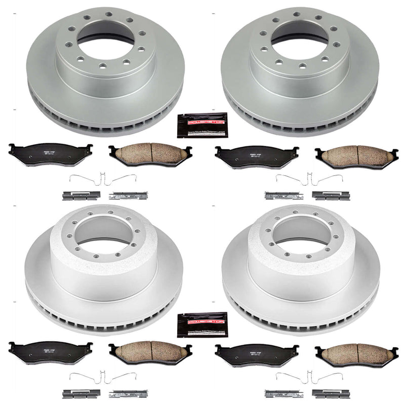 Power Stop CRK5965 Z17 Evolution Front And Rear Brake Kit for 2005-2009 Ford F-450 Super Duty product image