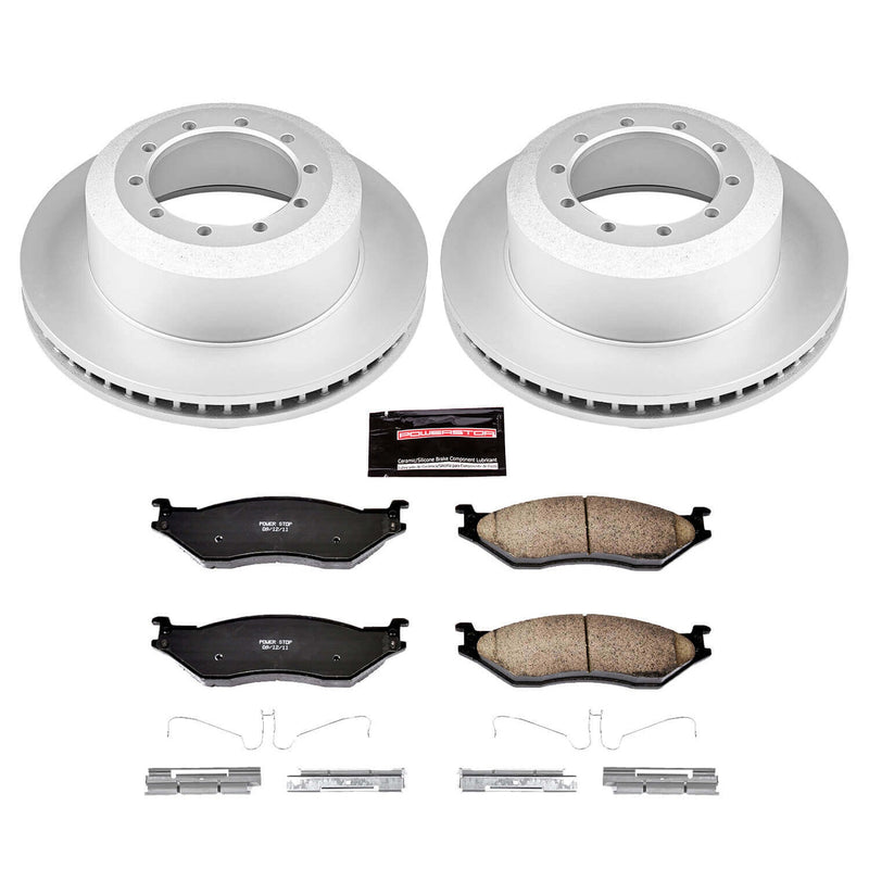Power Stop CRK5966 Z17 Evolution Rear Brake Kit for 2005-2009 Ford F-450 Super Duty product image