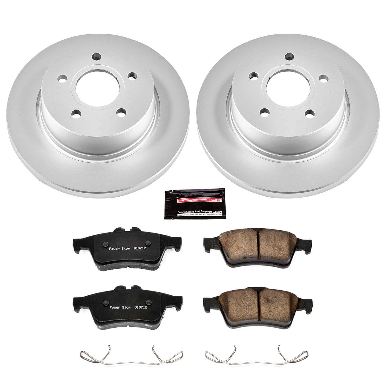 Power Stop CRK5975 Z17 Evolution Rear Brake Kit for 2012-2015 Ford Focus Rear Disc product image
