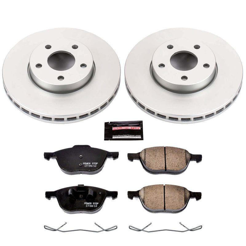 Power Stop CRK5976 Z17 Evolution Front Brake Kit for 2013-2016 Ford C-Max Hybrid SE, Hybrid SEL product image