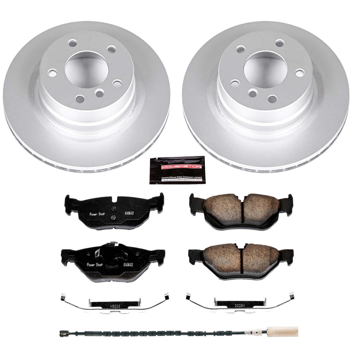 Power Stop CRK5981 Z23 Evolution Sport Rear Brake Kit for 2011 BMW 328I Coupe (2 Door), Sedan (4 Door) product image