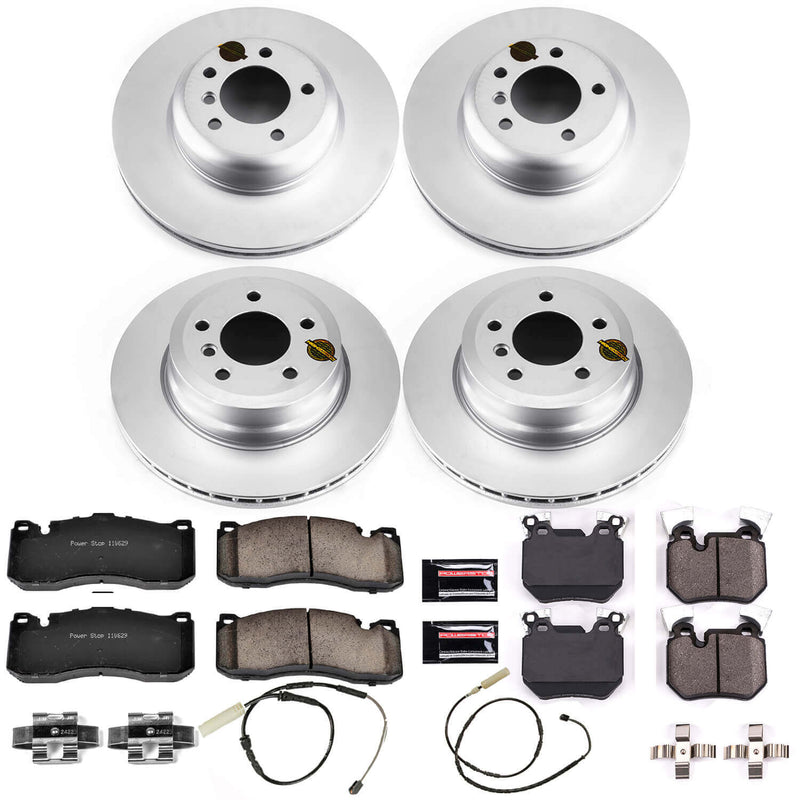 Power Stop CRK6005 Z23 Evolution Geomet Coated Front And Rear Pad And Rotor Kit for 2011-2013 BMW 135I product image