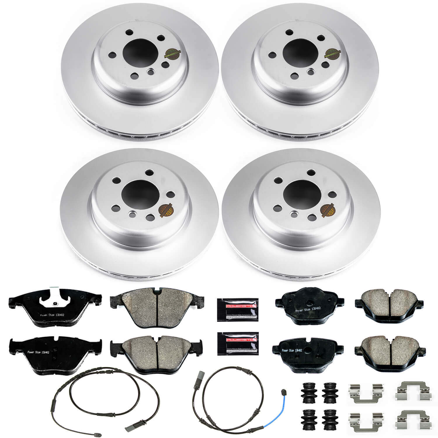 Power Stop CRK6023 Z23 Evolution Geomet Coated Front And Rear Pad And Rotor Kit for 2014-2016 BMW 535D product image