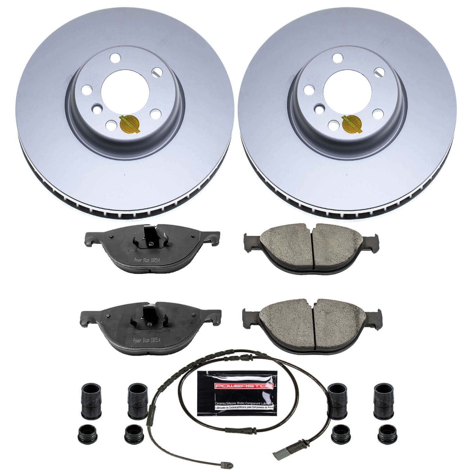 Power Stop CRK6026 Z23 Evolution Geomet Coated Front Pad And Rotor Kit for 2010-2017 BMW 535I GT product image