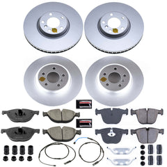 Power Stop CRK6027 Z23 Evolution Geomet Coated Front And Rear Pad And Rotor Kit for 2010-2017 BMW 535I GT product image