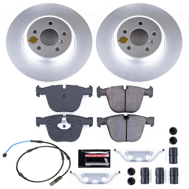 Power Stop CRK6035 Z23 Evolution Geomet Coated Rear Pad And Rotor Kit for 2010-2017 BMW 535I GT product image