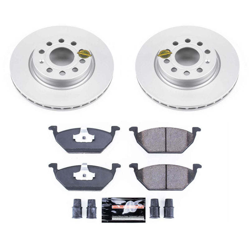 Power Stop CRK6041 Z23 Evolution Sport Front Brake Kit for 2011 Volkswagen Jetta Base, S Rear Drum product image