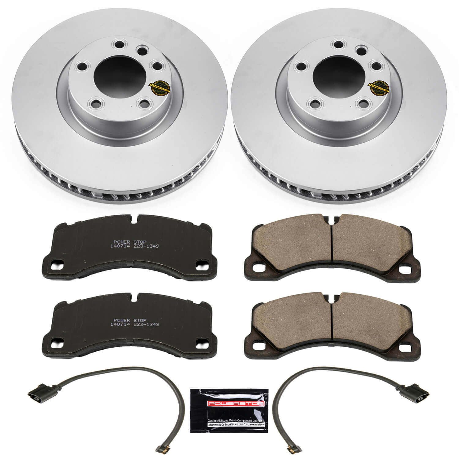 Power Stop CRK6042 Z23 Evolution Sport Front Brake Kit for 2011-2012 Porsche Cayenne S, S Hybrid product image