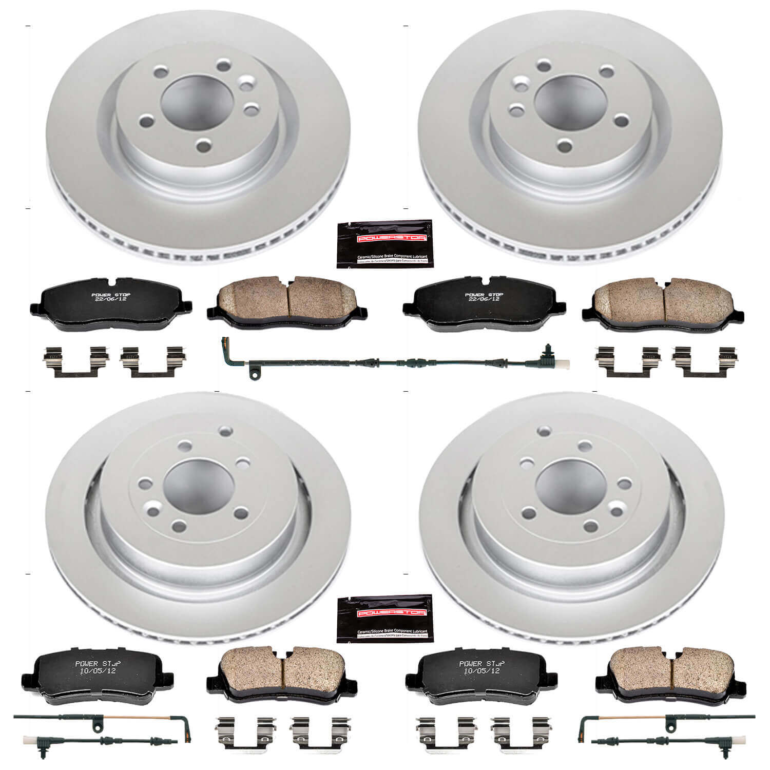 Power Stop CRK6048 Z23 Evolution Sport Front And Rear Brake Kit for 2006-2007 Land Rover Range Rover Sport Hse product image