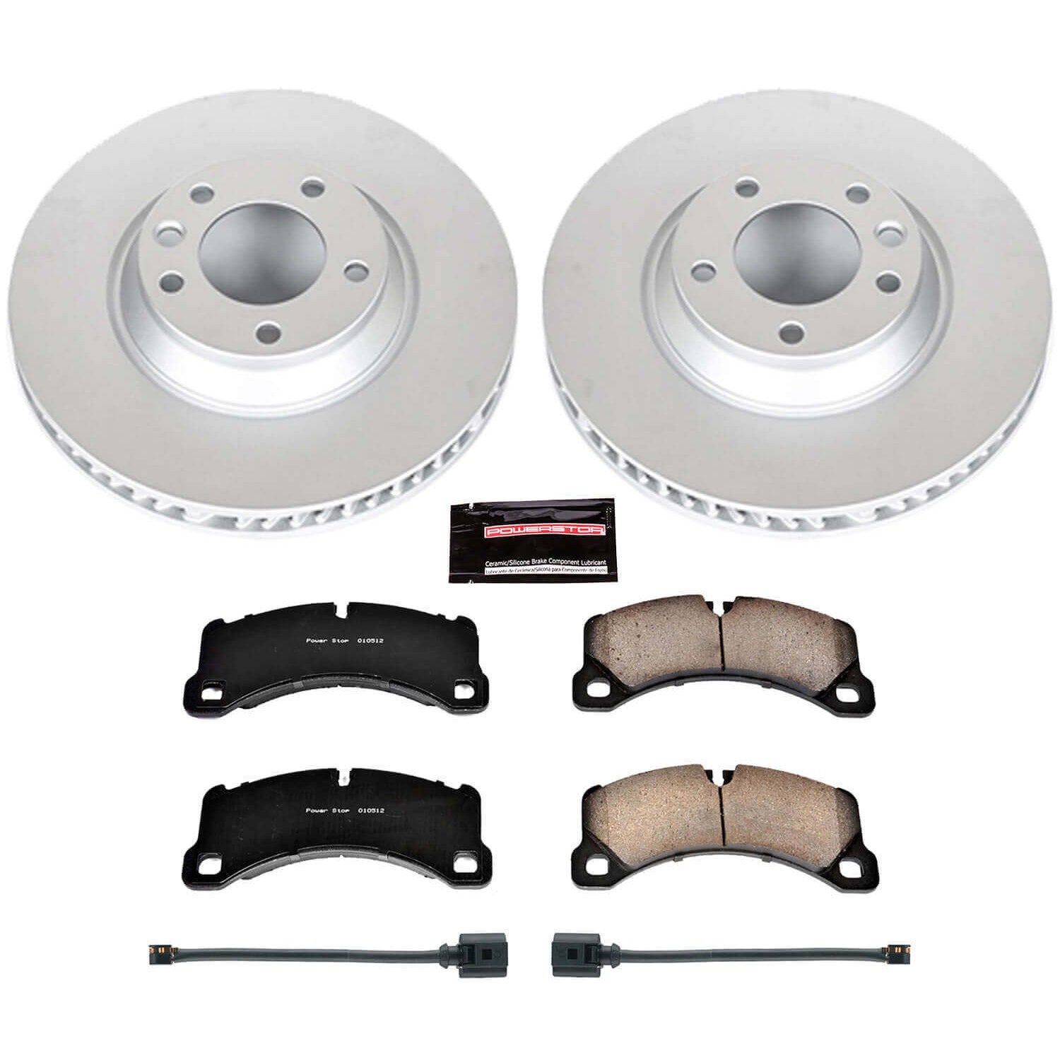 Power Stop CRK6049 Z23 Evolution Sport Front Brake Kit for 2011-2013 Porsche Cayenne Base product image
