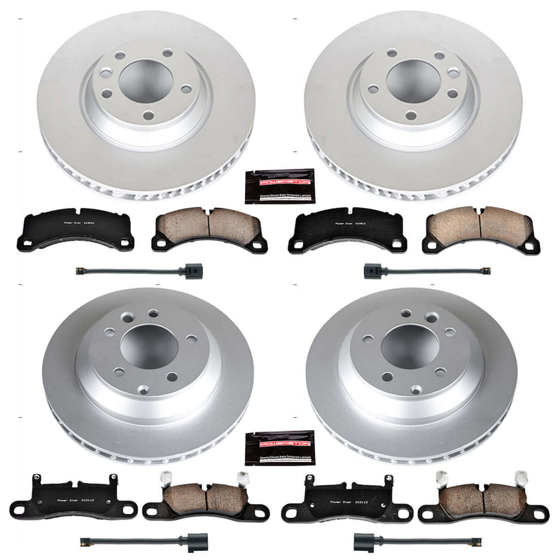 Power Stop CRK6050 Z23 Evolution Sport Front And Rear Brake Kit for 2011-2013 Porsche Cayenne Base product image