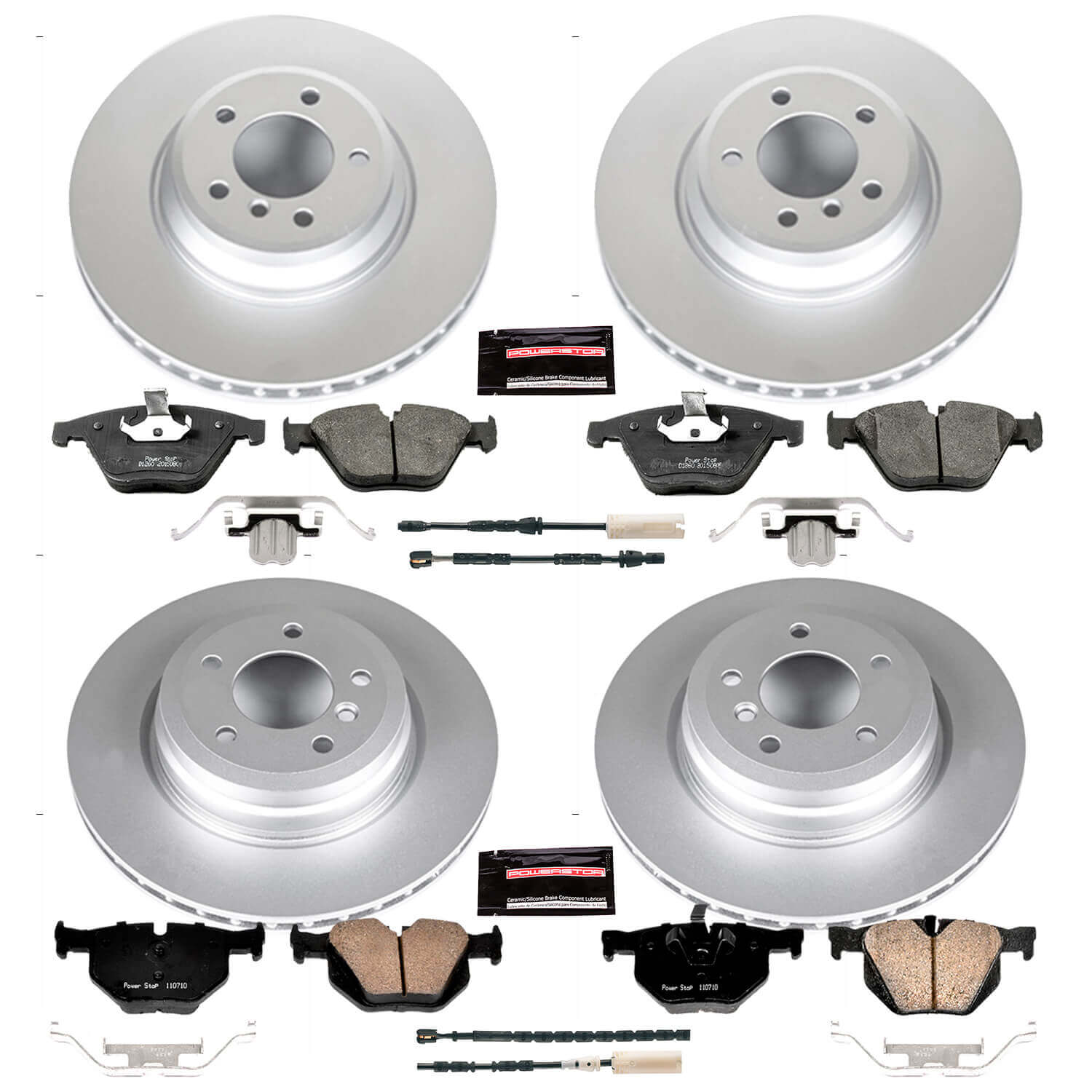 Power Stop CRK6057 Z23 Evolution Sport Front And Rear Brake Kit for 2011 BMW 335D product image