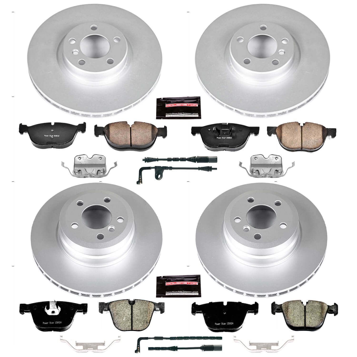 Power Stop CRK6060 Z23 Evolution Sport Front And Rear Brake Kit for 2007-2008 BMW X5 4.8I product image