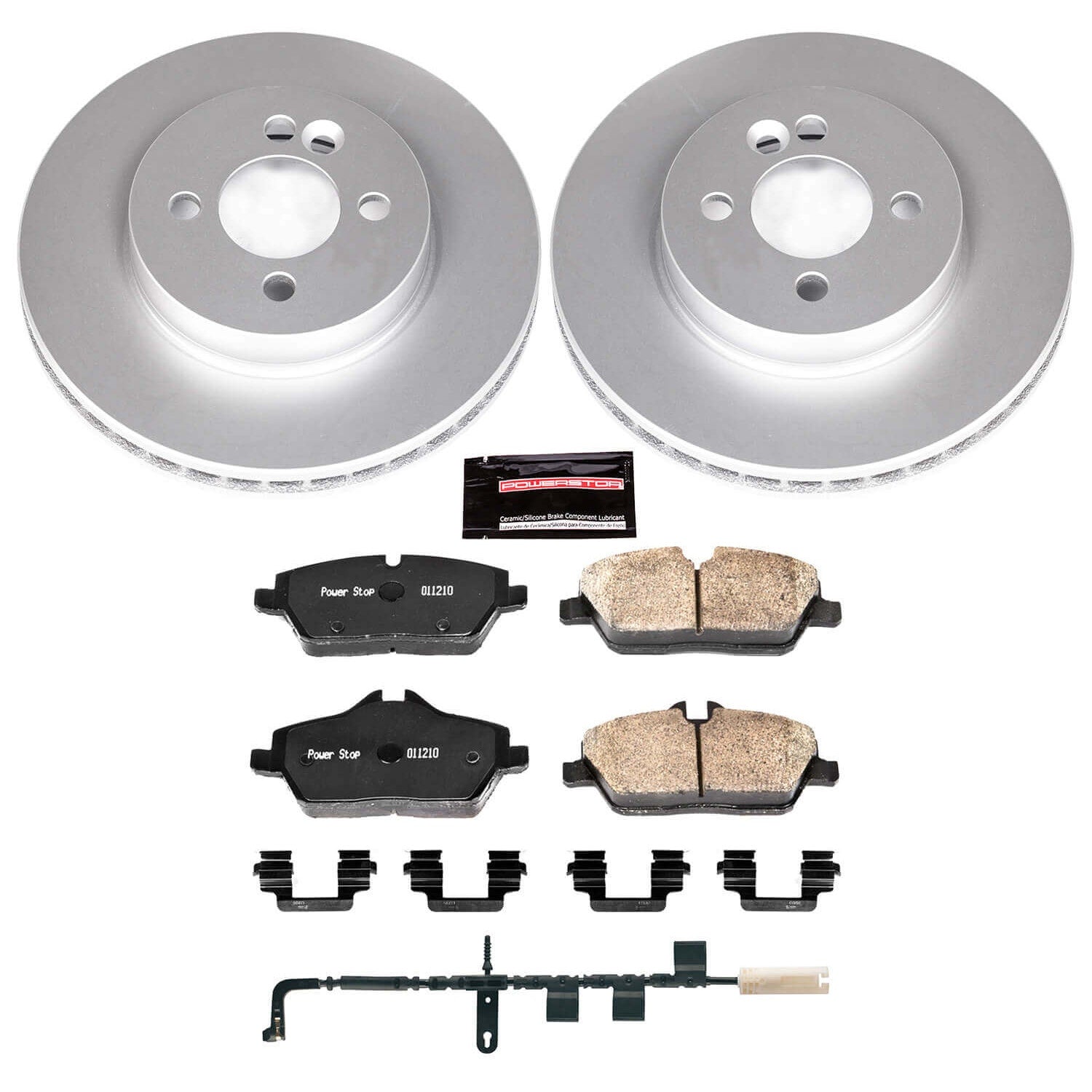 Power Stop CRK6066 Z23 Evolution Sport Front Brake Kit for 2007 MINI Cooper Hatchback product image