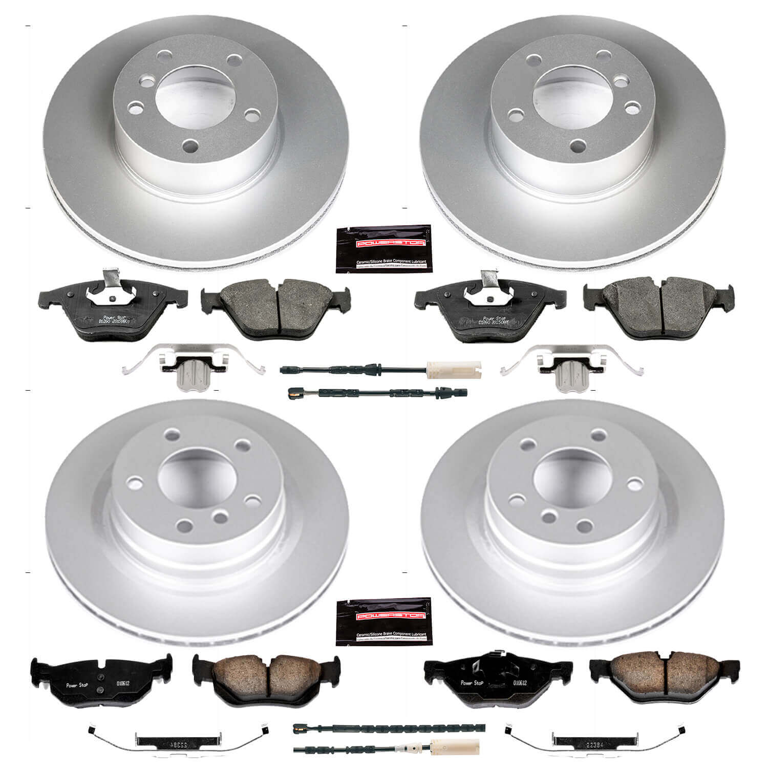 Power Stop CRK6072 Z23 Evolution Sport Front And Rear Brake Kit for 2011 BMW 328I Coupe (2 Door), Sedan (4 Door) product image