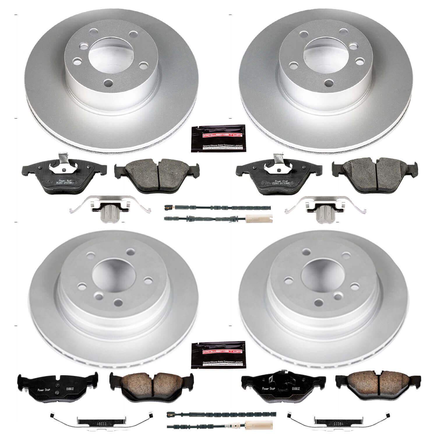 Power Stop CRK6074 Z23 Evolution Sport Front And Rear Brake Kit for 2011 BMW 328I Xdrive product image