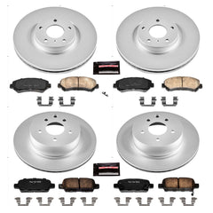 Power Stop CRK6075 Z17 Evolution Front And Rear Brake Kit for 2009-2014 Nissan Maxima product image