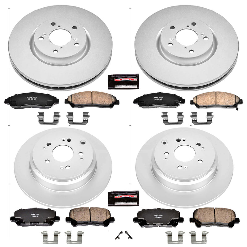 Power Stop CRK6084 Z17 Evolution Front And Rear Brake Kit for 2012-2015 Honda Pilot product image
