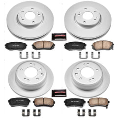 Power Stop CRK6088 Z17 Evolution Front And Rear Brake Kit for 2012-2015 Hyundai Tucson Front Wheel Drive product image
