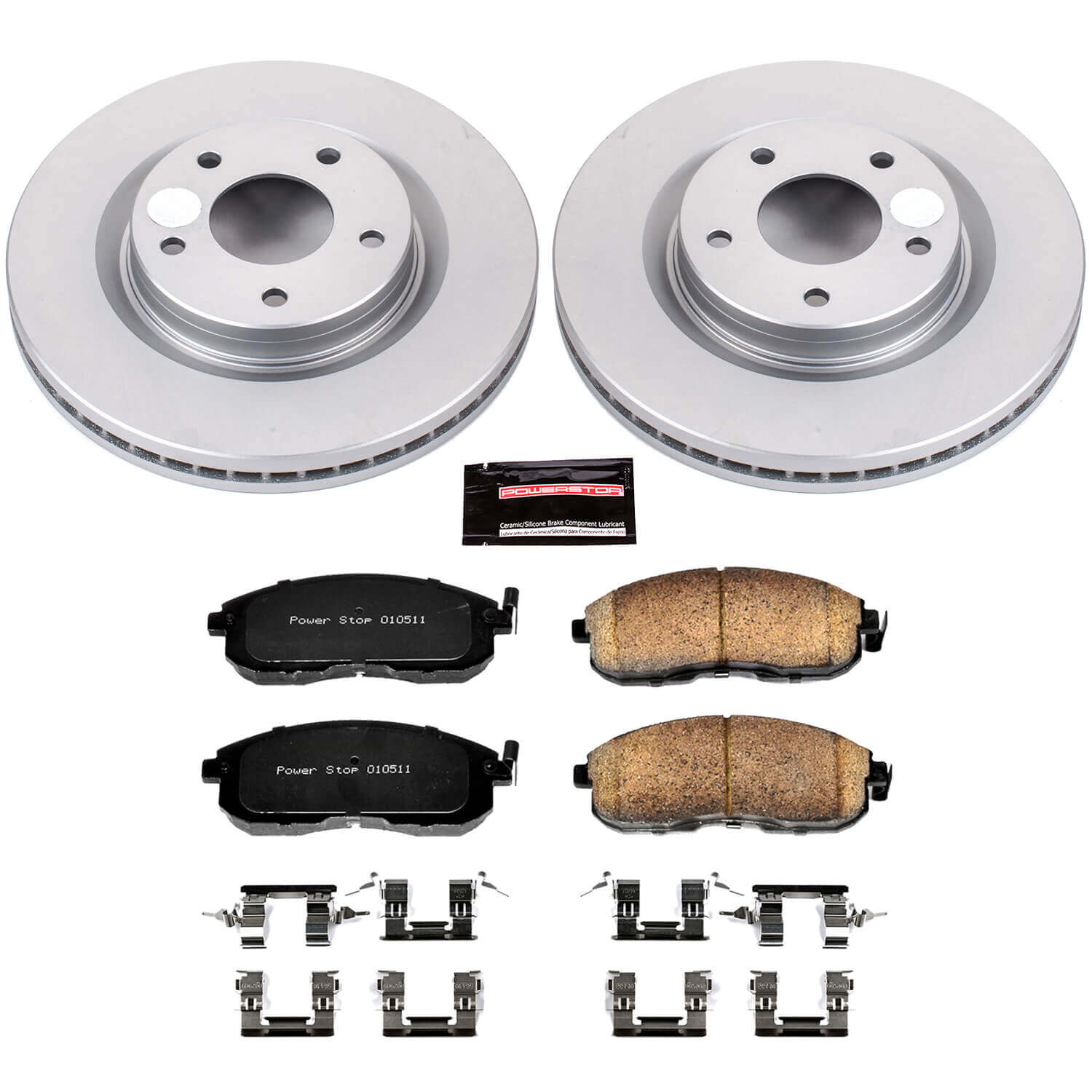 Power Stop CRK6094 Z17 Evolution Front Brake Kit for 2017-2018 Nissan Sentra Nismo, SR Turbo product image