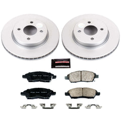 Power Stop CRK6096 Z17 Evolution Front Brake Kit for 2012-2019 Nissan Versa product image
