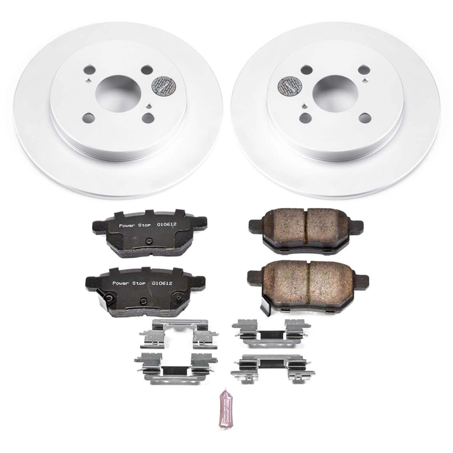 Power Stop CRK6106 Z17 Evolution Rear Pad And Rotor Kit for 2012-2018 Toyota Yaris Rear Disc product image