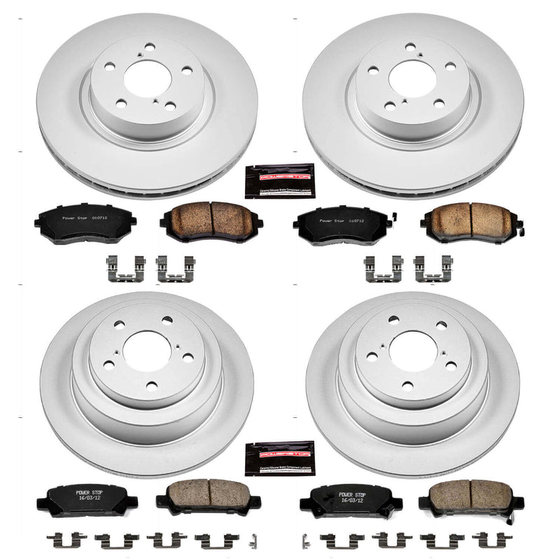 Power Stop CRK6109 Z17 Evolution Front And Rear Brake Kit for 2002-2003 Subaru Impreza RS product image