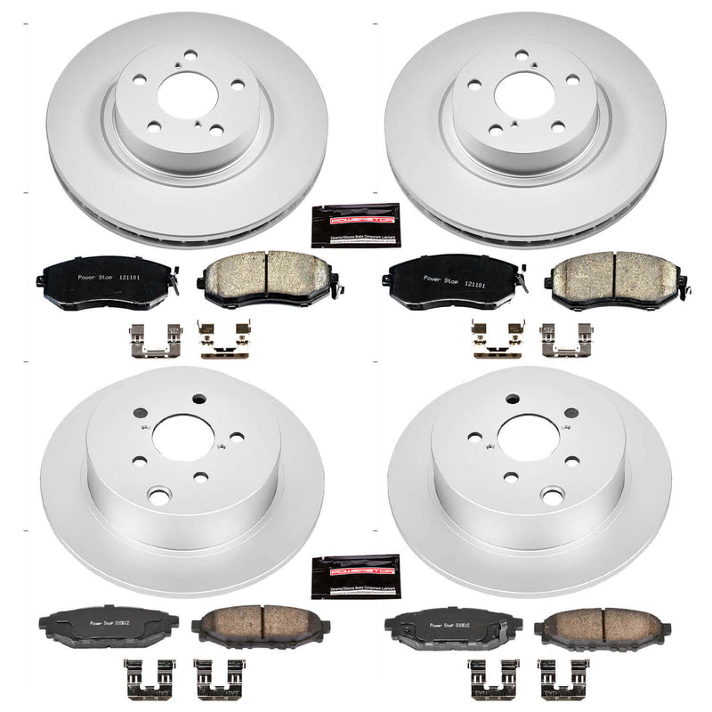 Power Stop CRK6113 Z17 Evolution Front And Rear Brake Kit for 2012-2014 Subaru Impreza Base, Limited, Premium, Sport Limited, Sport Premium product image