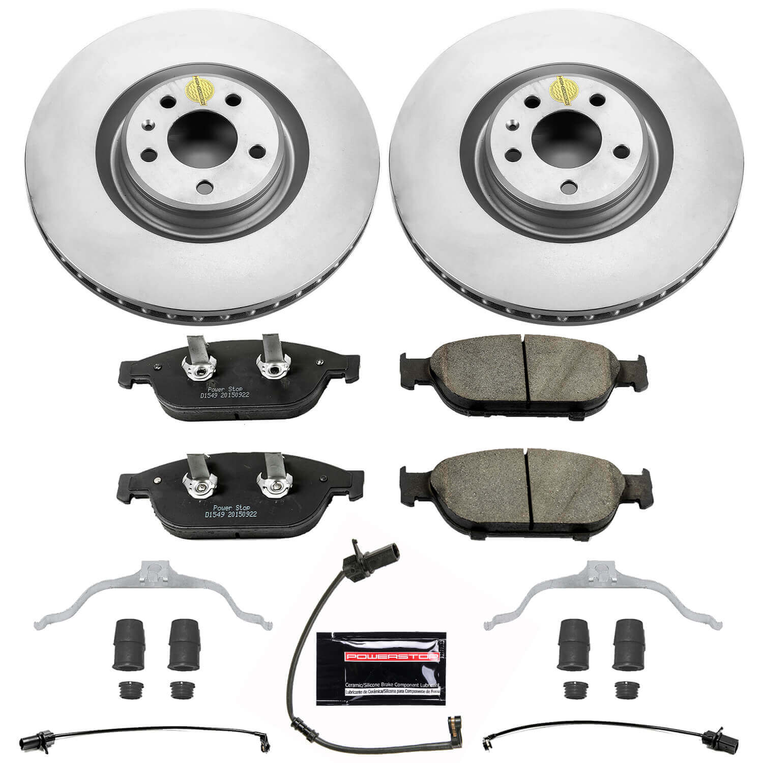 Power Stop CRK6129 Z23 Evolution Sport Front Brake Kit for 2016-2018 Audi A6 product image