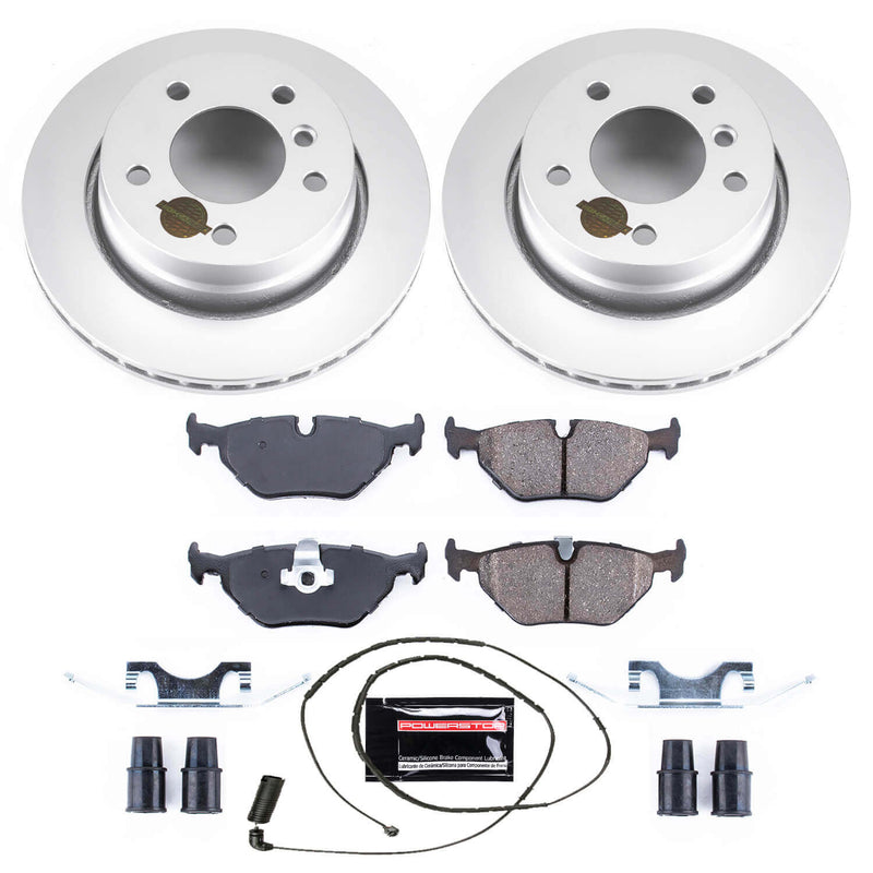 Power Stop CRK613 Z23 Evolution Geomet Coated Rear Pad And Rotor Kit for 2000 BMW 323Ci Coupe (2 Door) product image